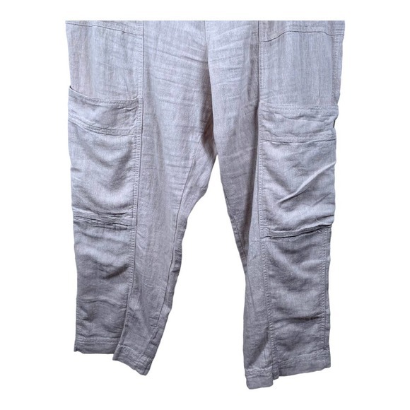 Free People Feelin Good Utility Pull-on Pants in Natural Sz XL - Picture 4 of 7